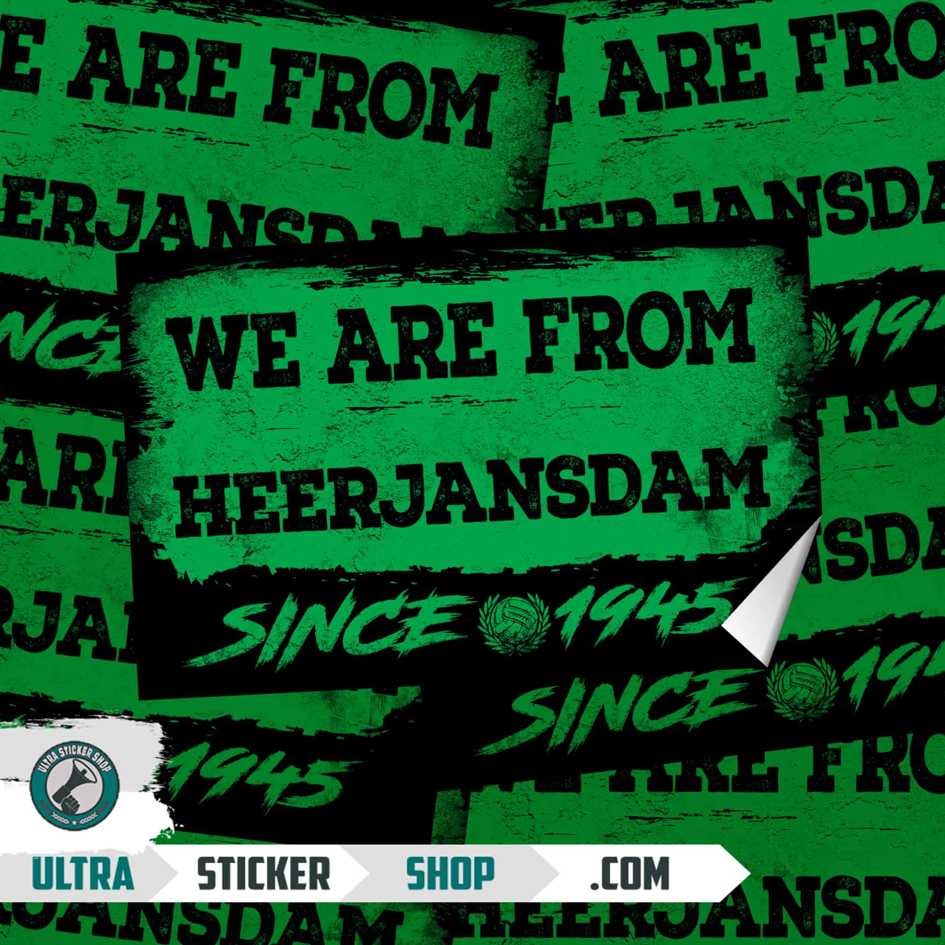We Are From Heerjansdam 1945 Stickers