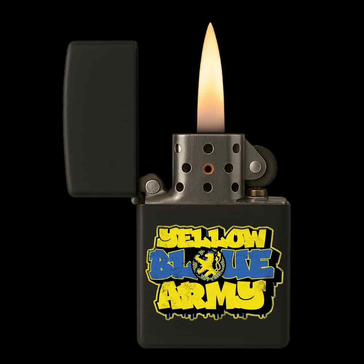 Yellow Blue Army Aansteker