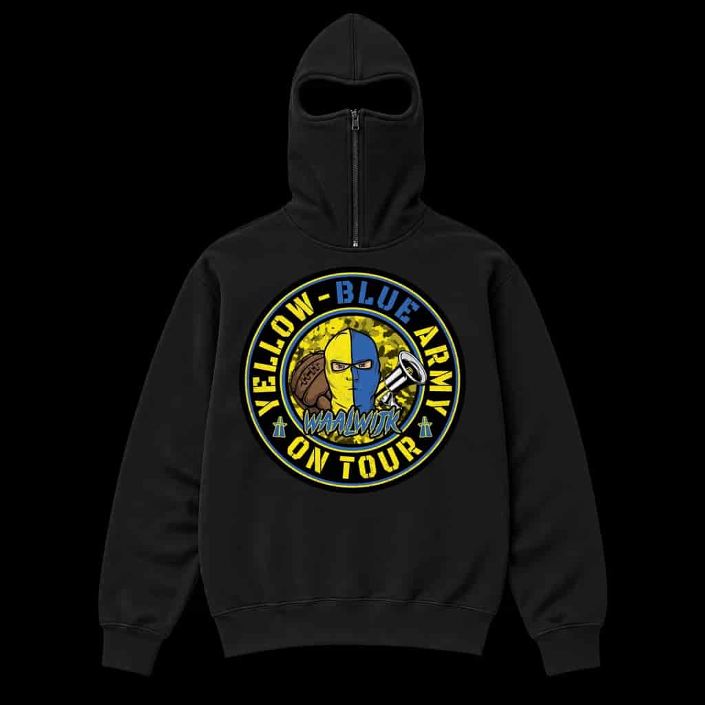 Yellow blue army on tour! Ninja Hoodie