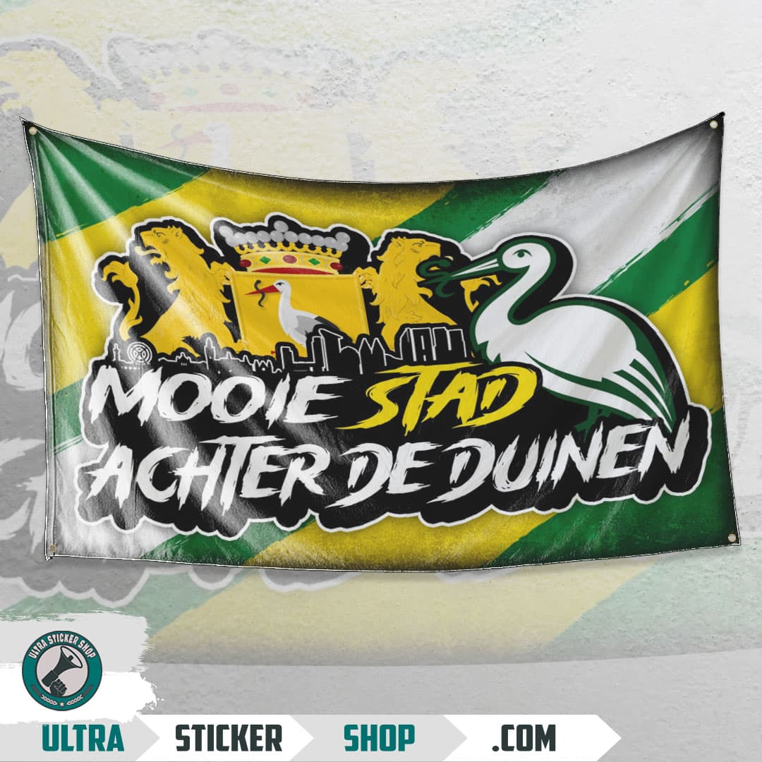 Mooie stad achter de duinen