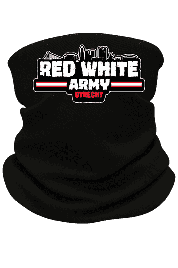Red white army Utrecht Nekwarmer