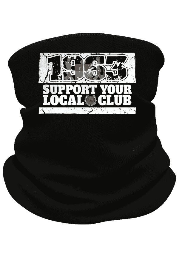 1963 support your local club Nekwarmer