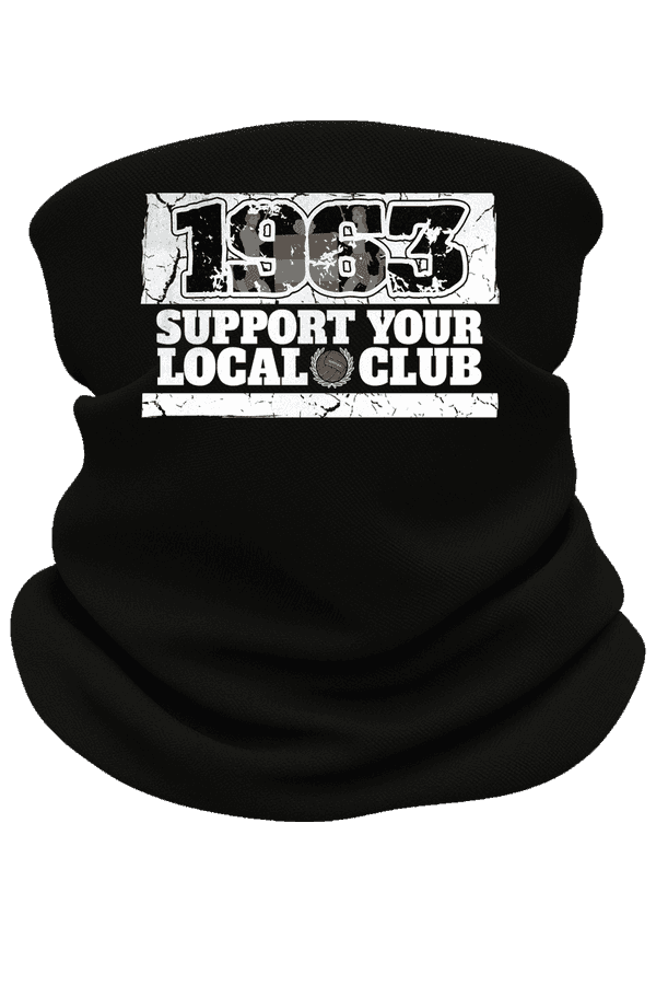 1963 support your local club Nekwarmer