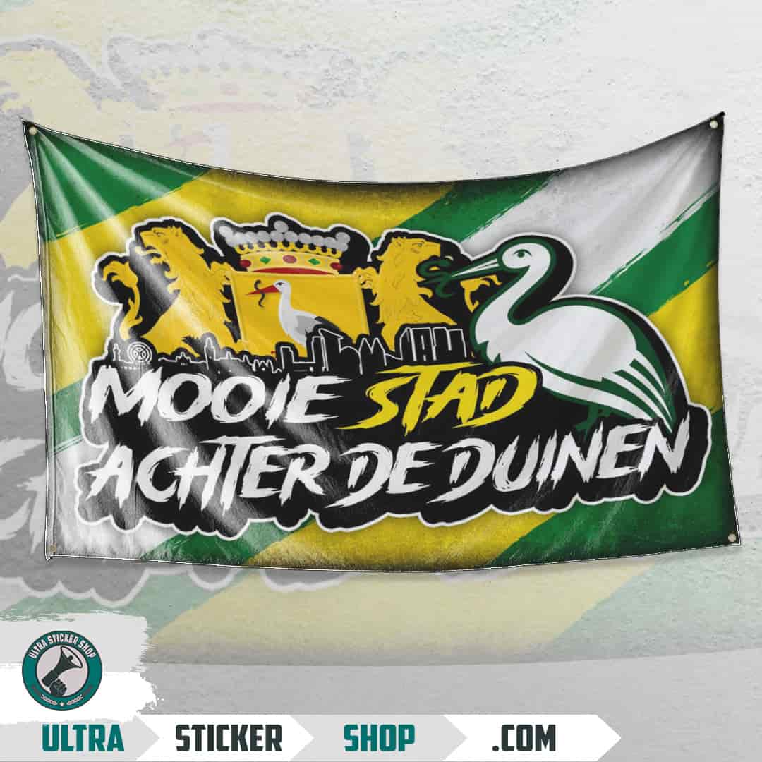 Mooie stad achter de duinen Vlag