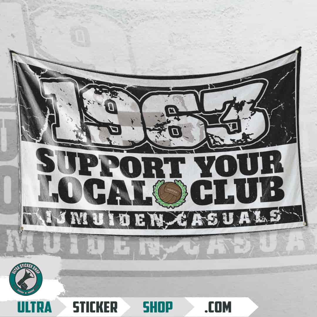 1963 support your local club Vlag