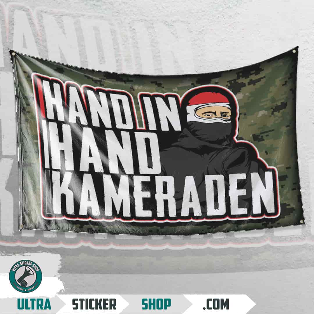 Hand in Hand Kameraden Vlag