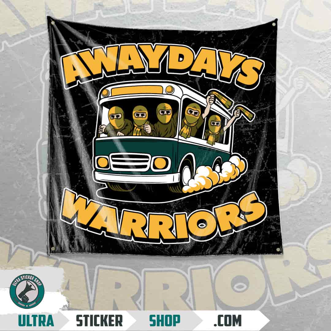 AwayDays Warriors Vlag