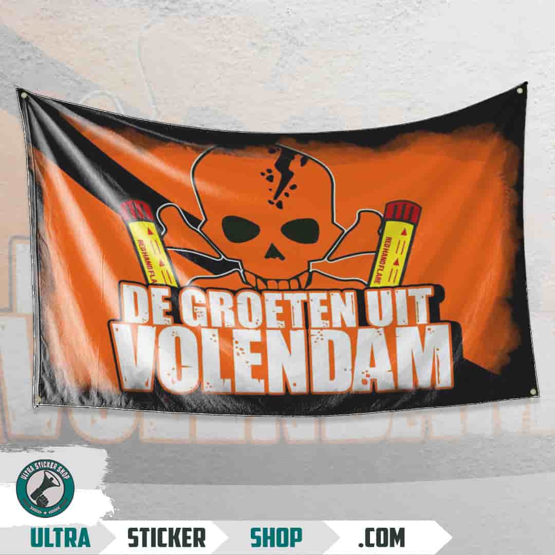 De groeten uit Volendam Vlag