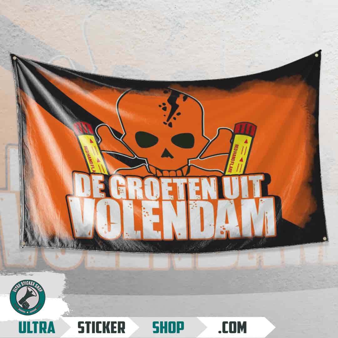 De groeten uit Volendam Vlag