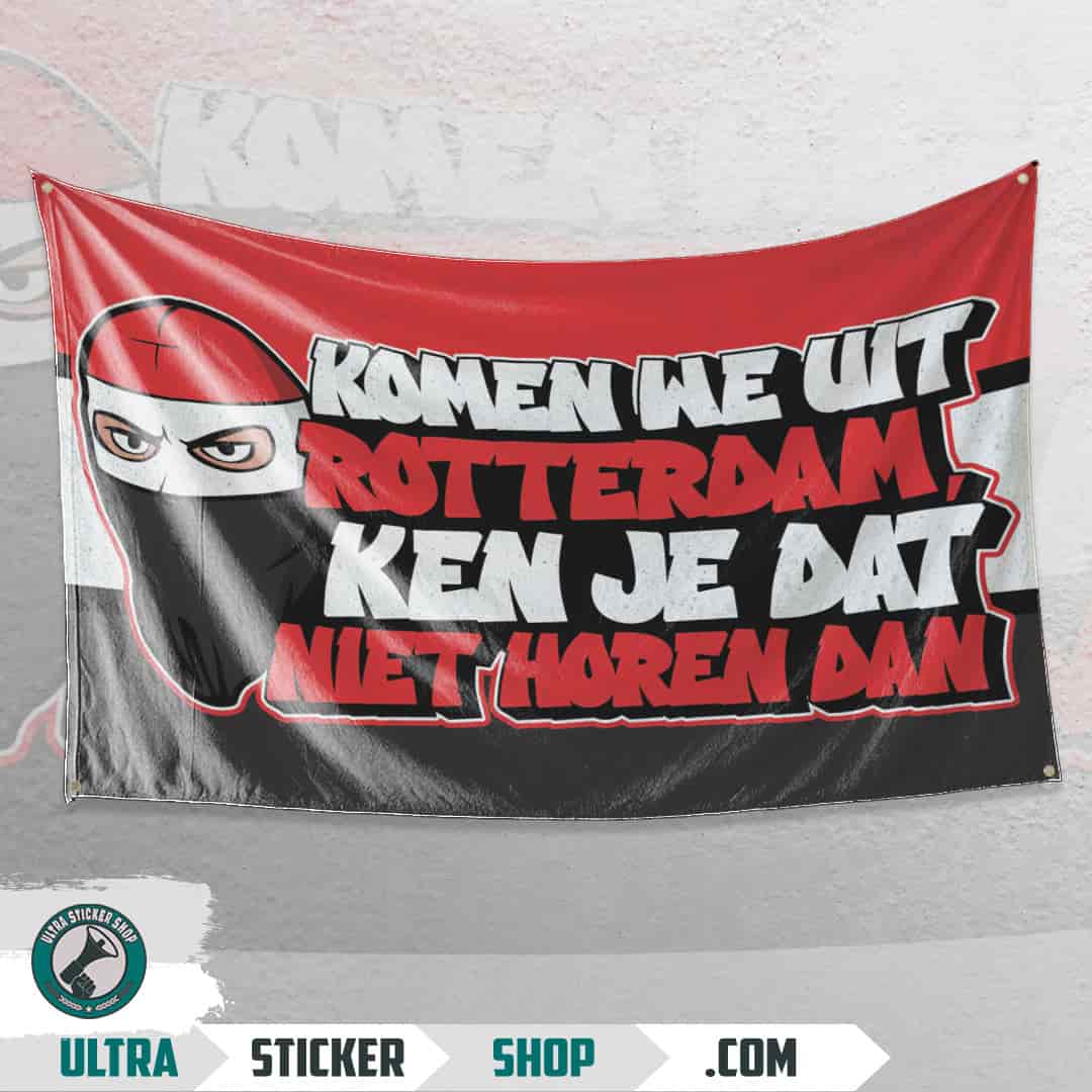 Komen we uit Rotterdam, Ken je dat niet horen dan Vlag