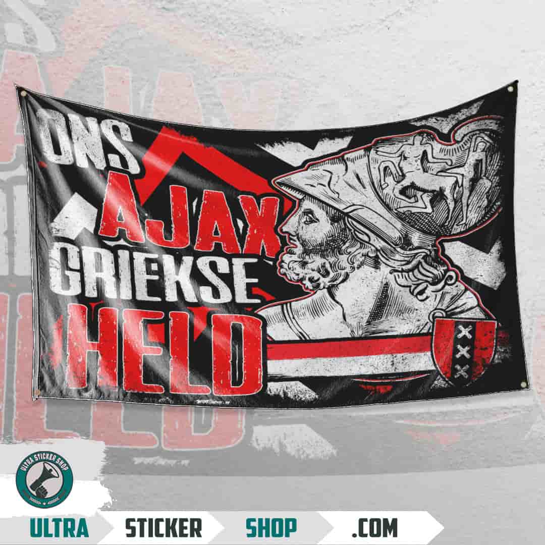 Ons Ajax Griekse held Vlag