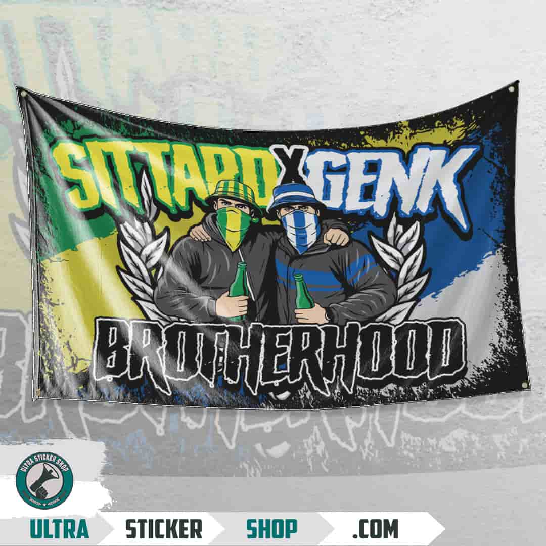 Sittard X Genk Brotherhood Vlag