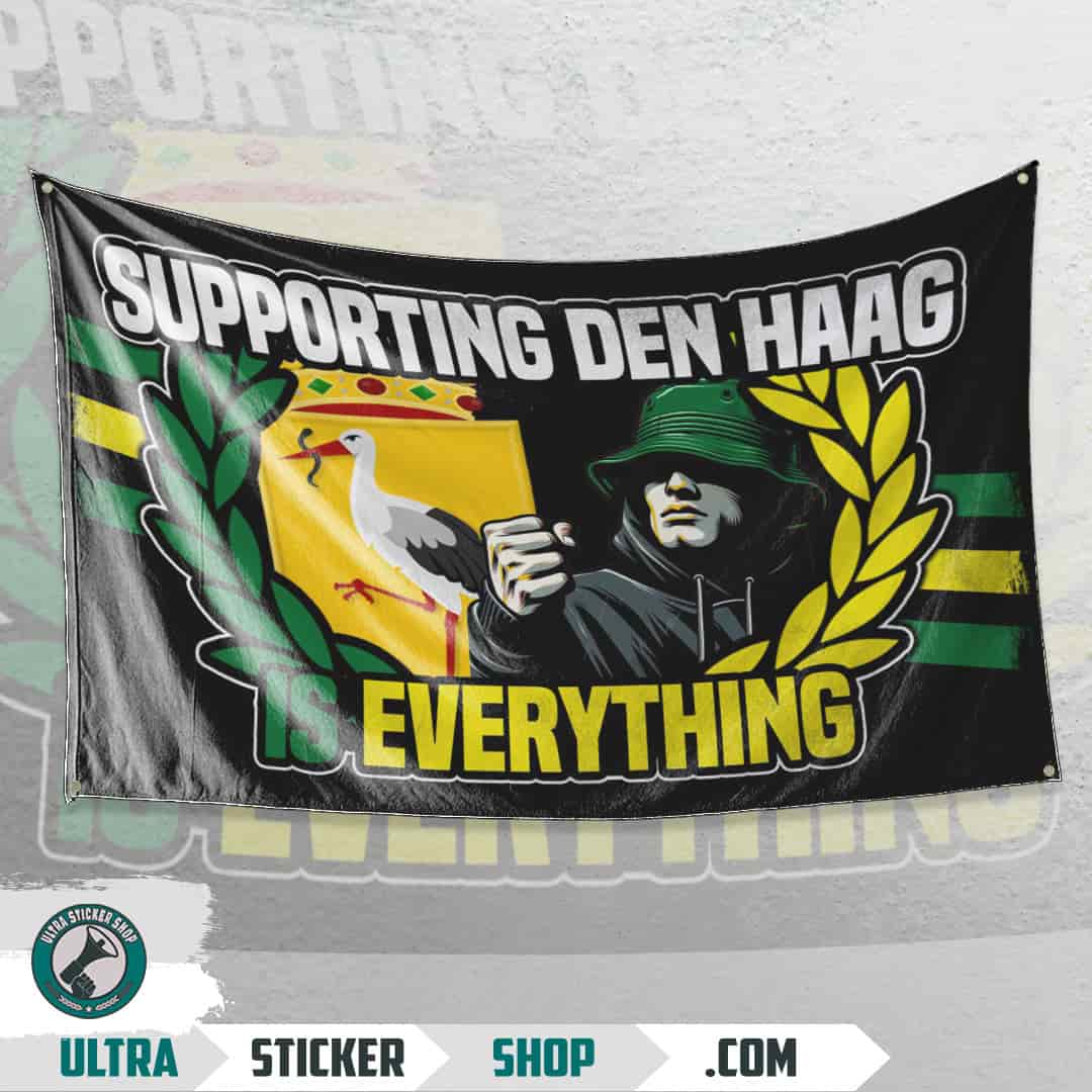 Supporting Den Haag is everything Vlag