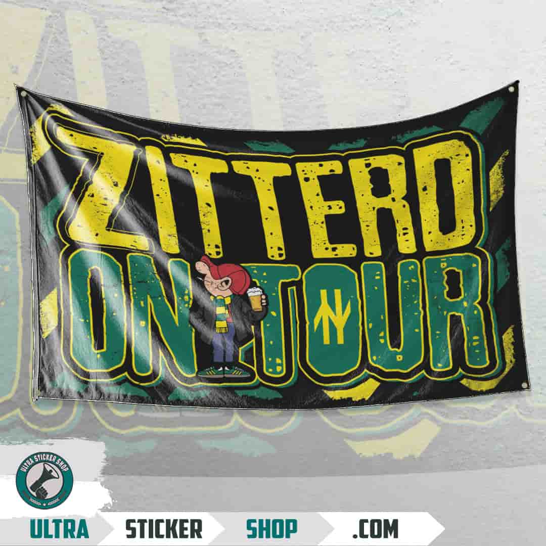 Zitterd on tour Vlag