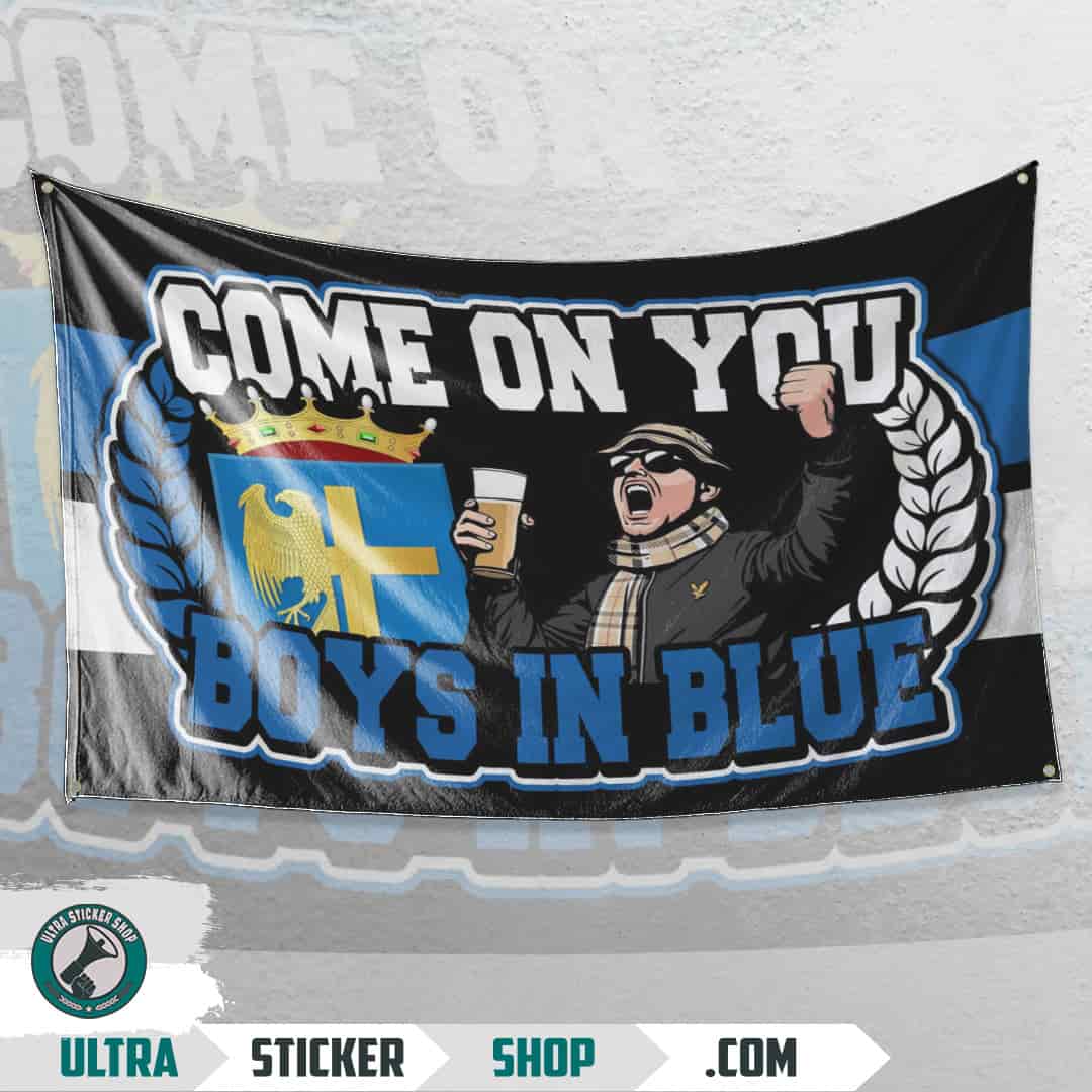 Come on you boys in blue Vlag