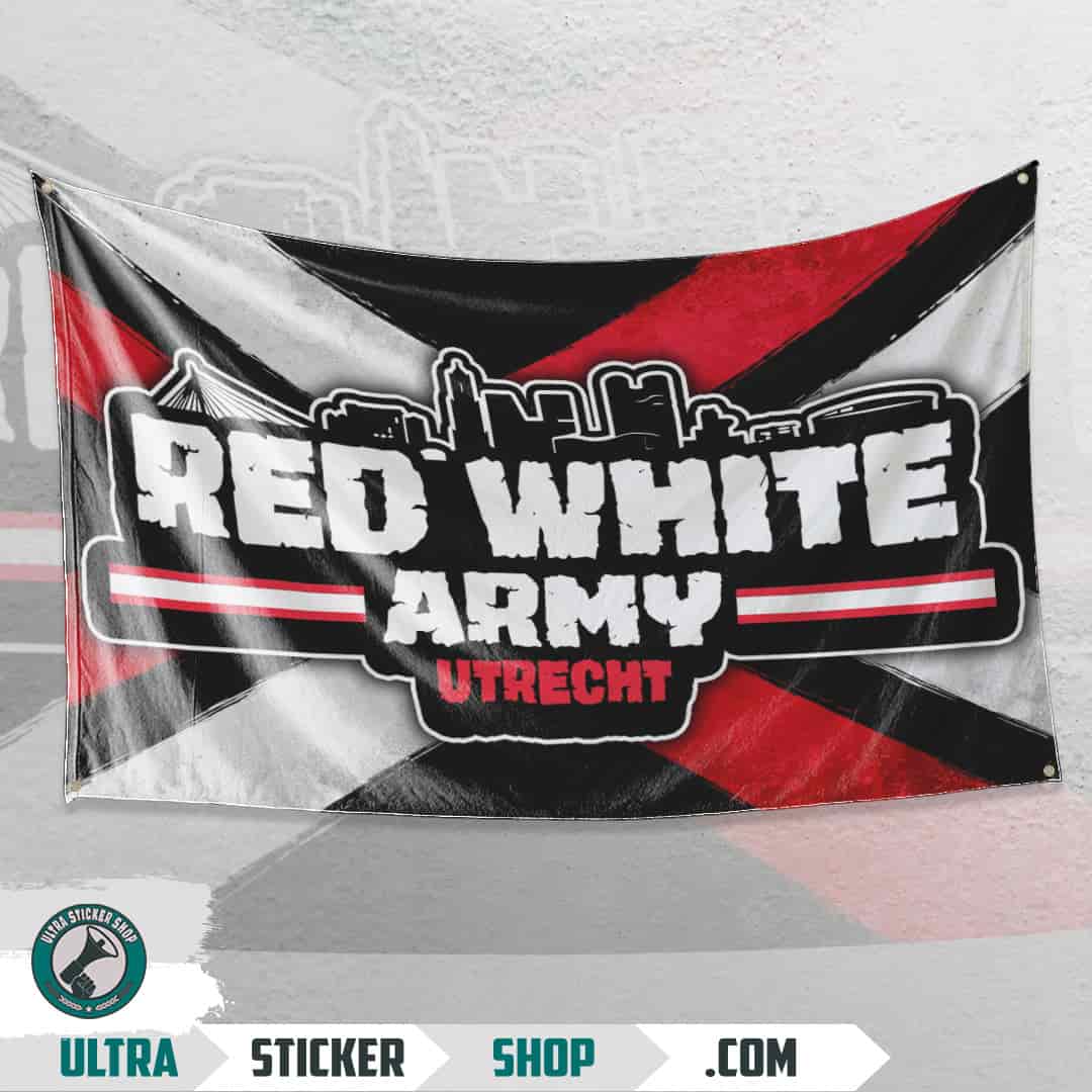 Red white army Vlag