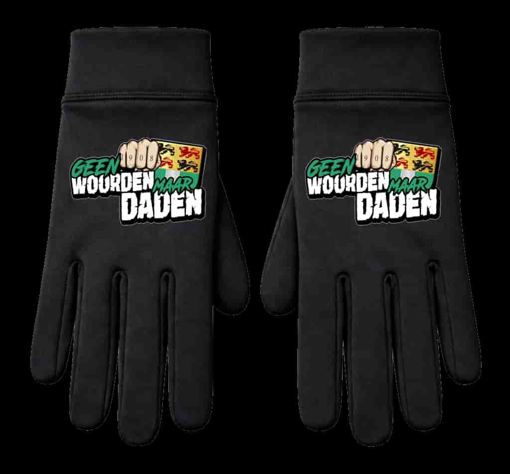 Geen woorden maar daden Handschoenen