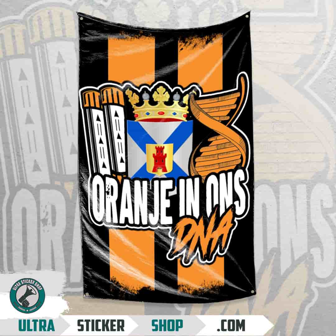 Oranje in ons DNA Vlag