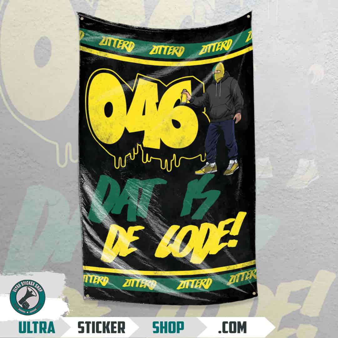 046 dat is de code! Vlag