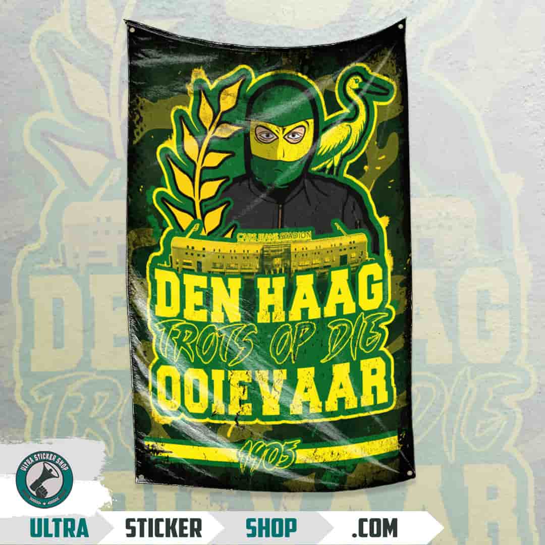 Den Haag trots op die ooievaar Vlag