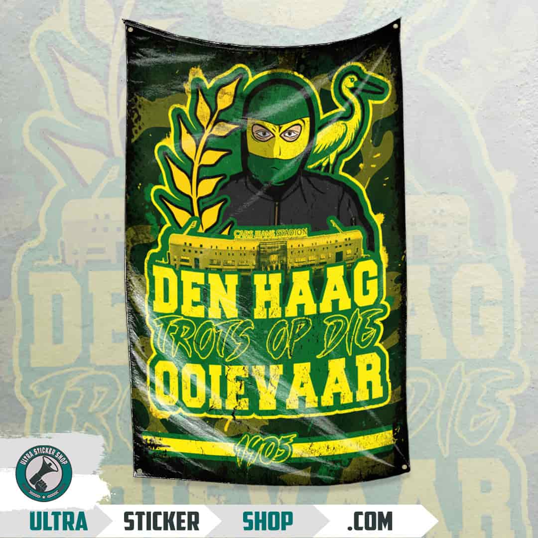 Den Haag trots op die ooievaar Vlag