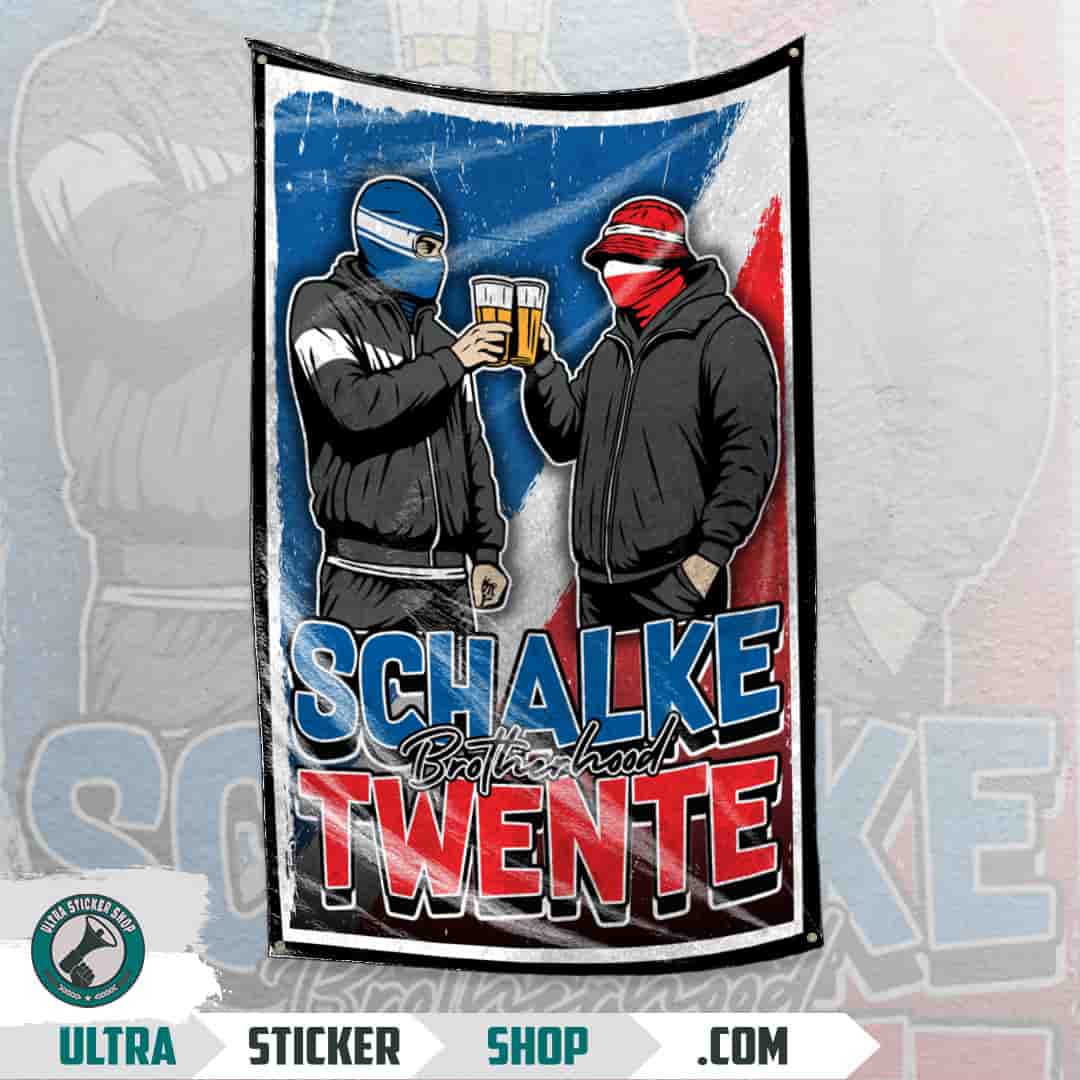 Schalke Brotherhood Twente Vlag