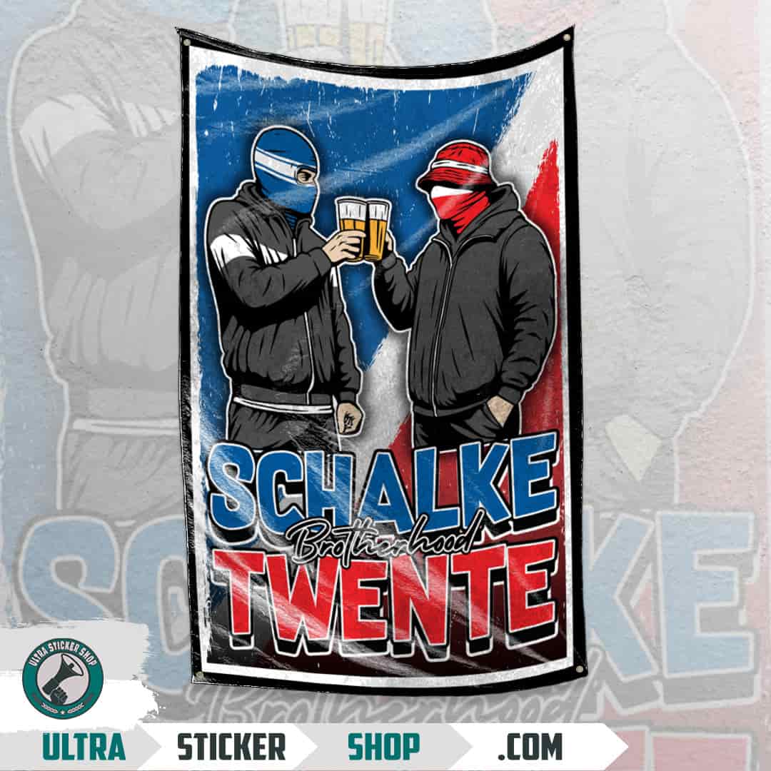 Schalke Brotherhood Twente Vlag