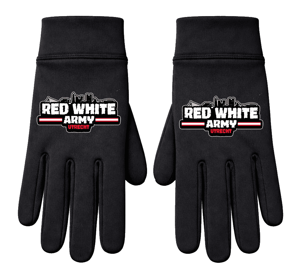 Red white army Utrecht Handschoenen