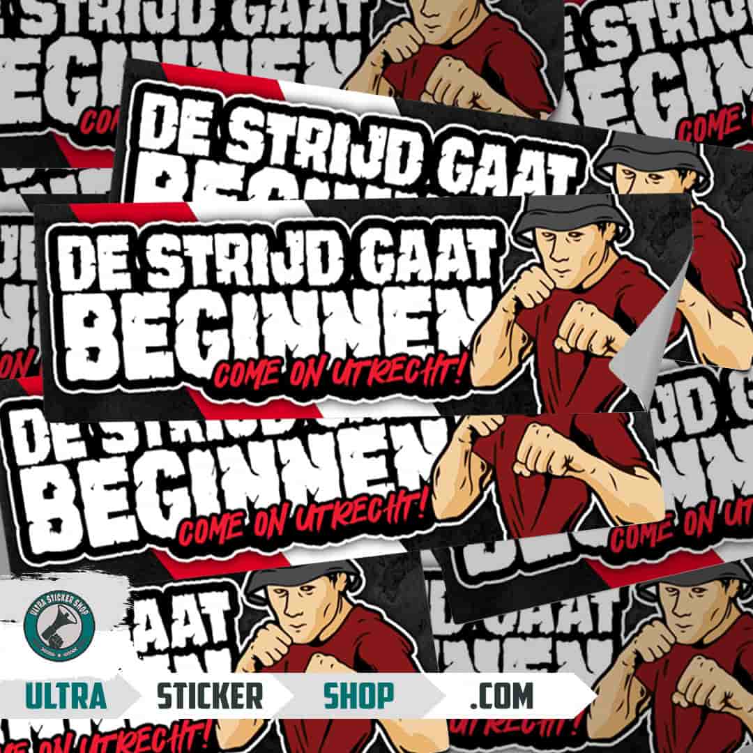 De strijd gaat beginnen! Stickers