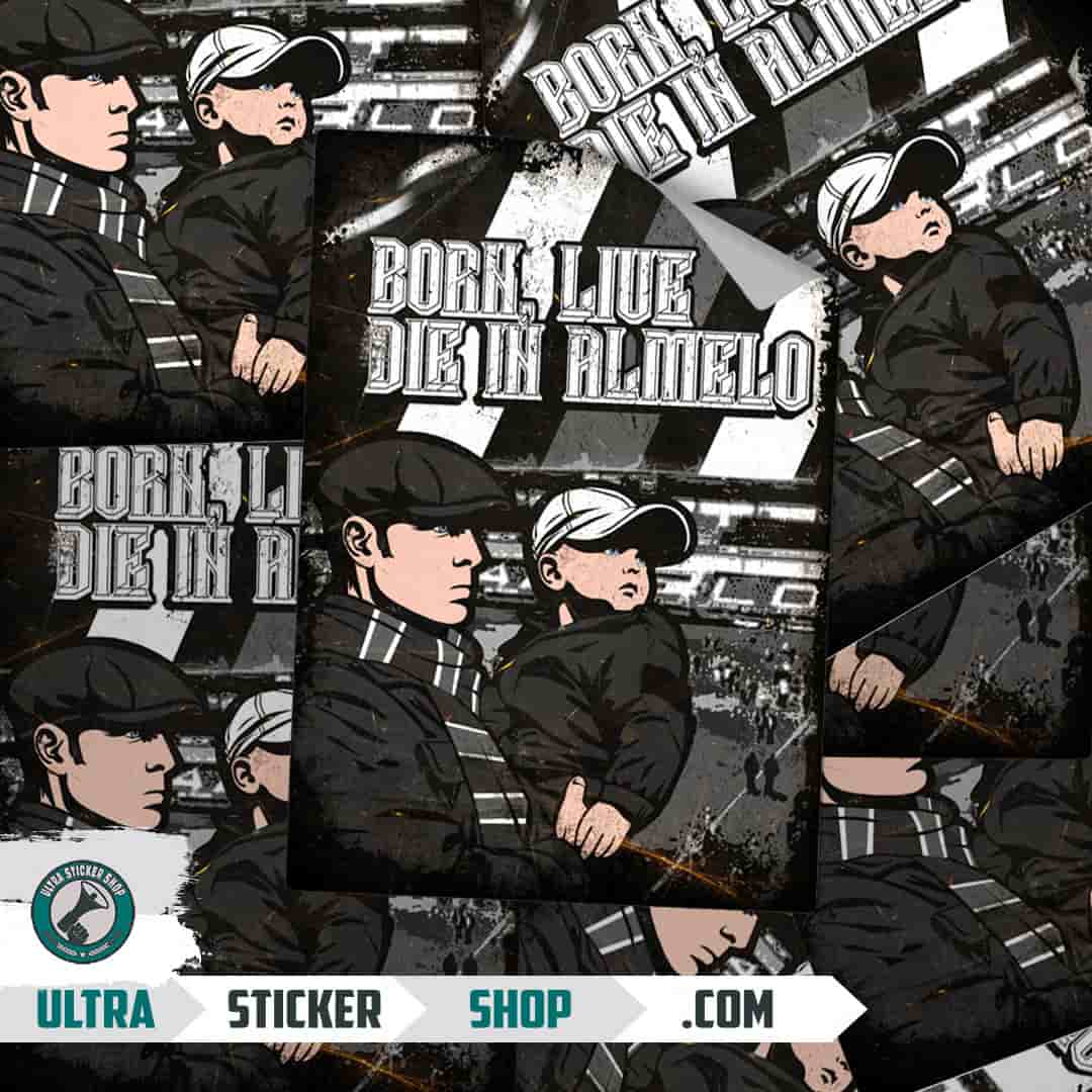 Born, Live die in Almelo Stickers