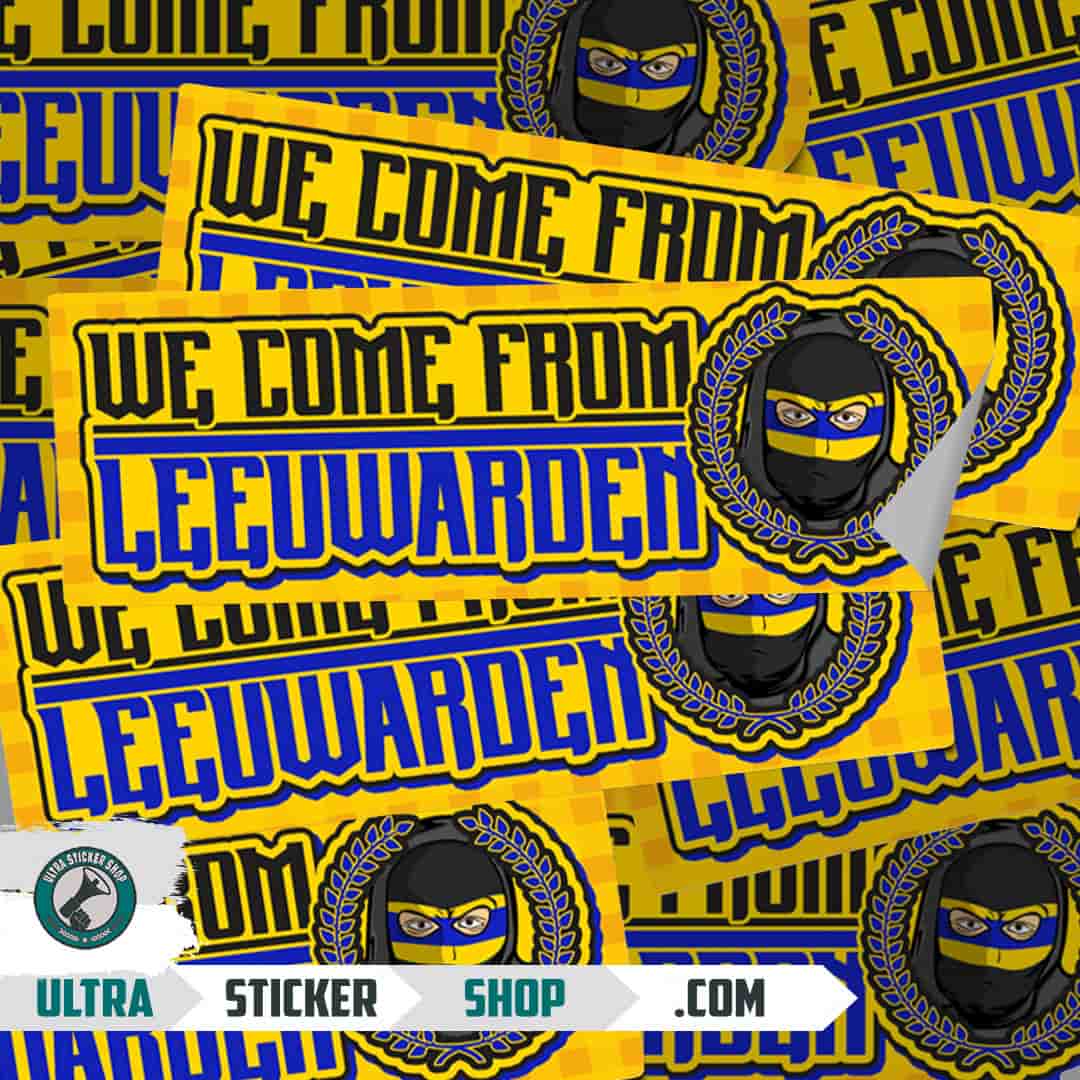 We come from Leeuwarden Stickers
