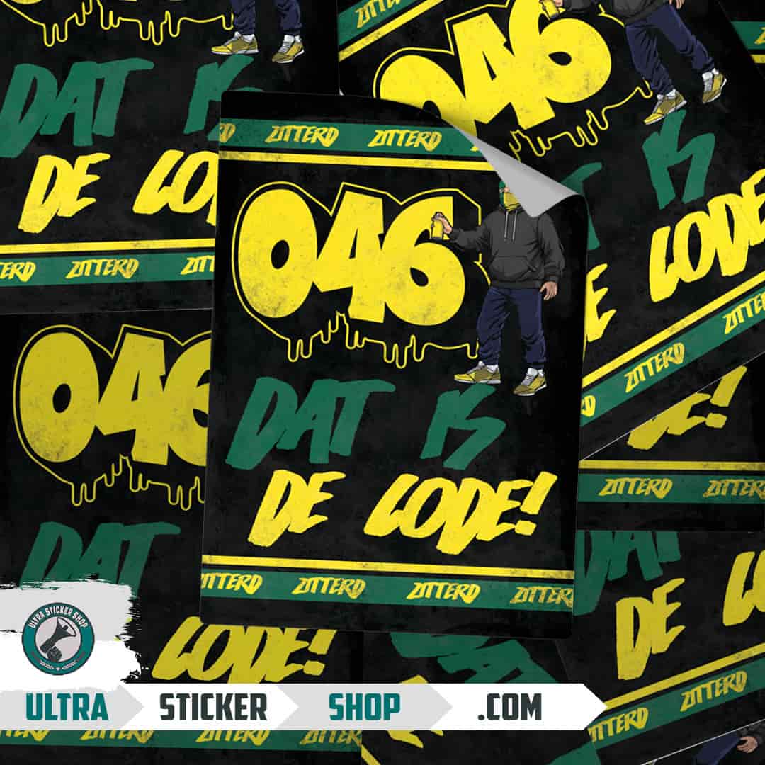 046 dat is de code! Stickers