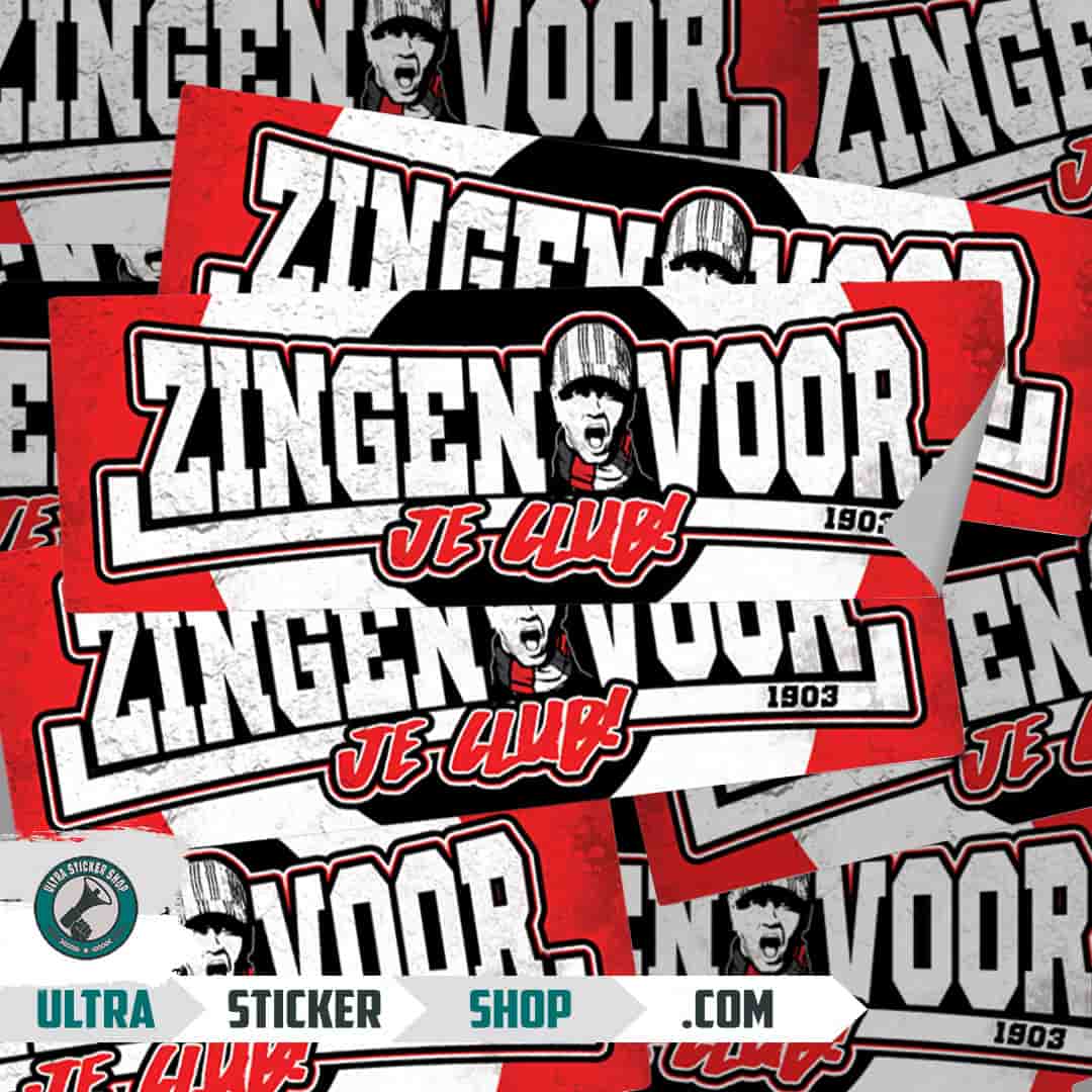 Zingen voor je club! Stickers
