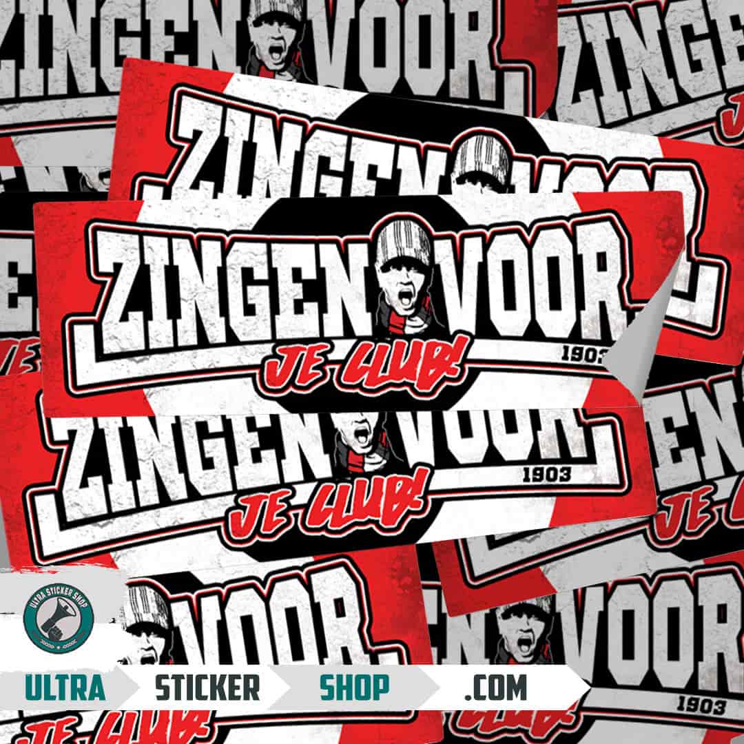 Zingen voor je club! Stickers