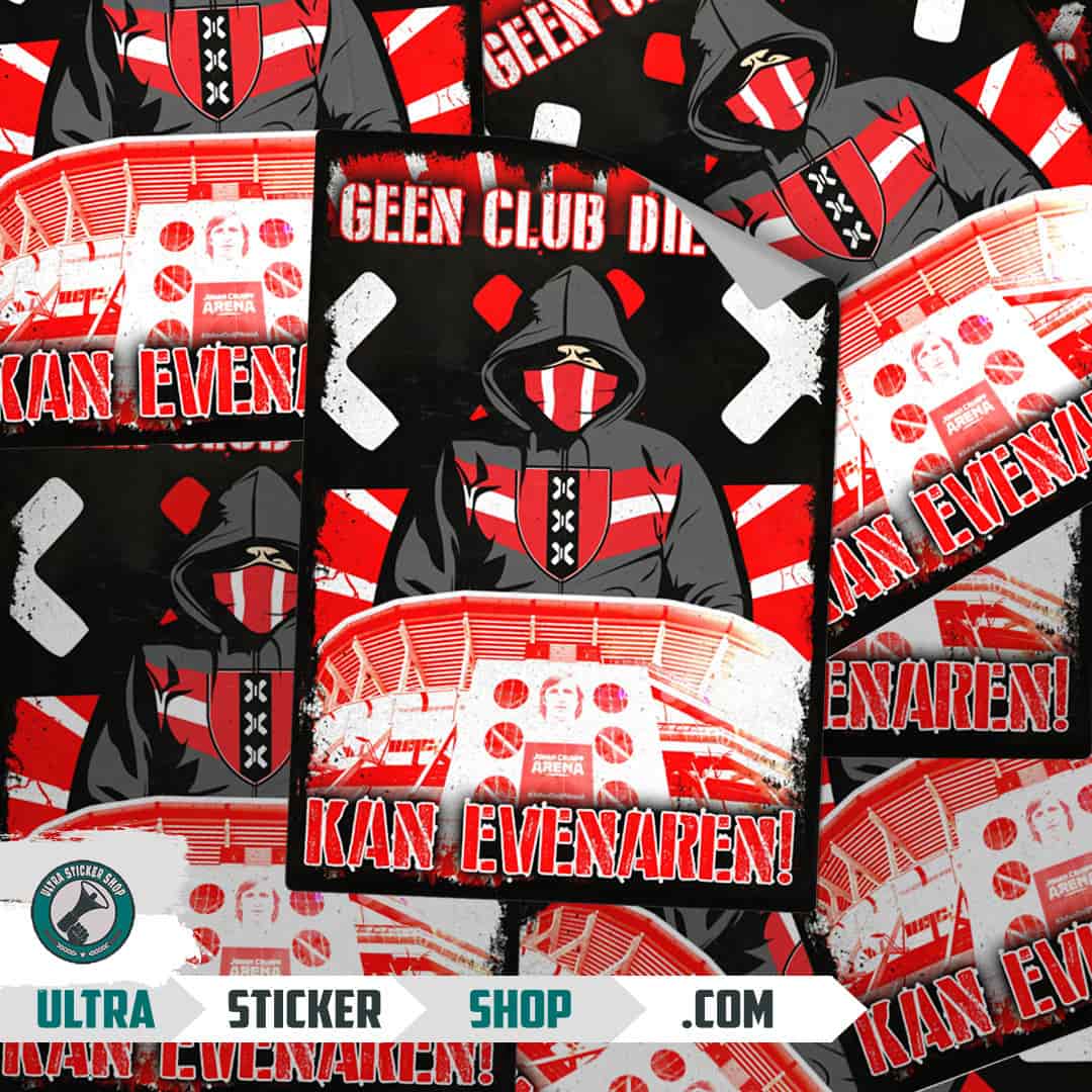 Geen club die ons kan evenaren 2.0 Stickers