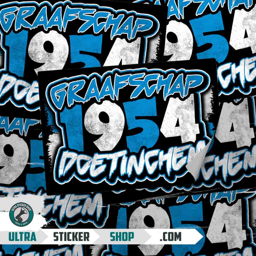 Graafschap 1954 Doetinchem Stickers