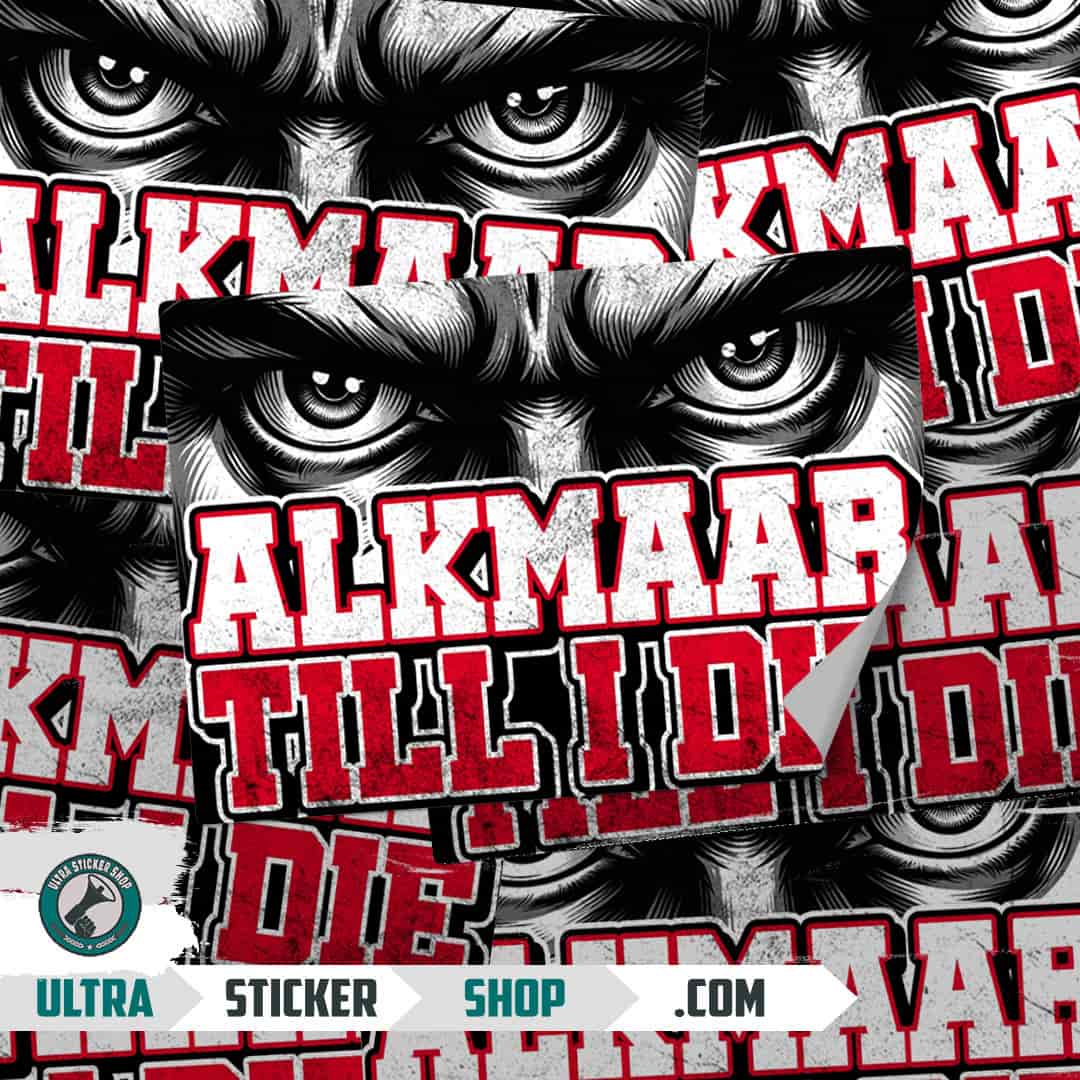 Alkmaar till I die Stickers