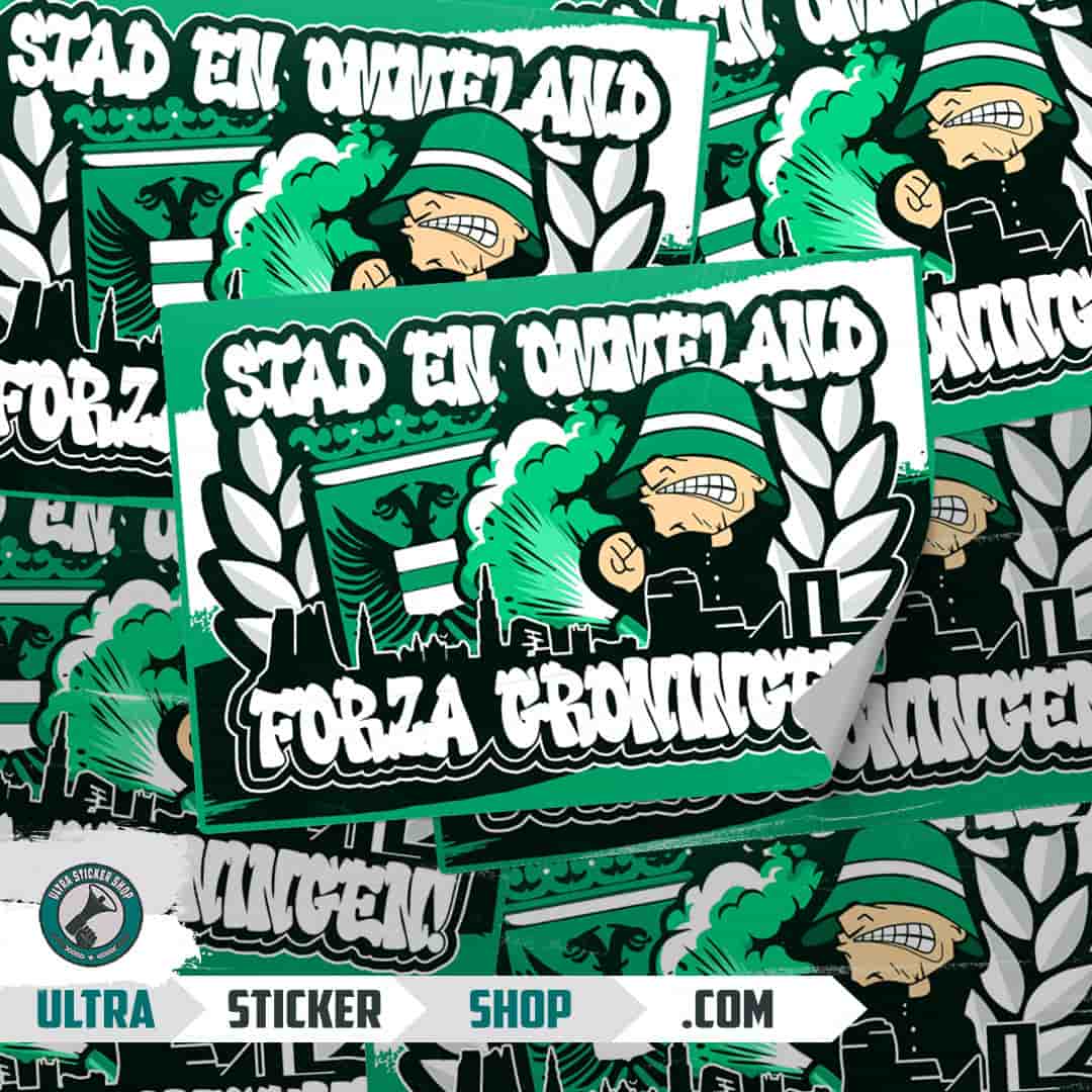 Stad en ommeland Forza Groningen Stickers