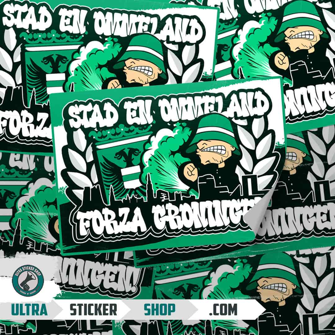 Stad en ommeland Forza Groningen Stickers