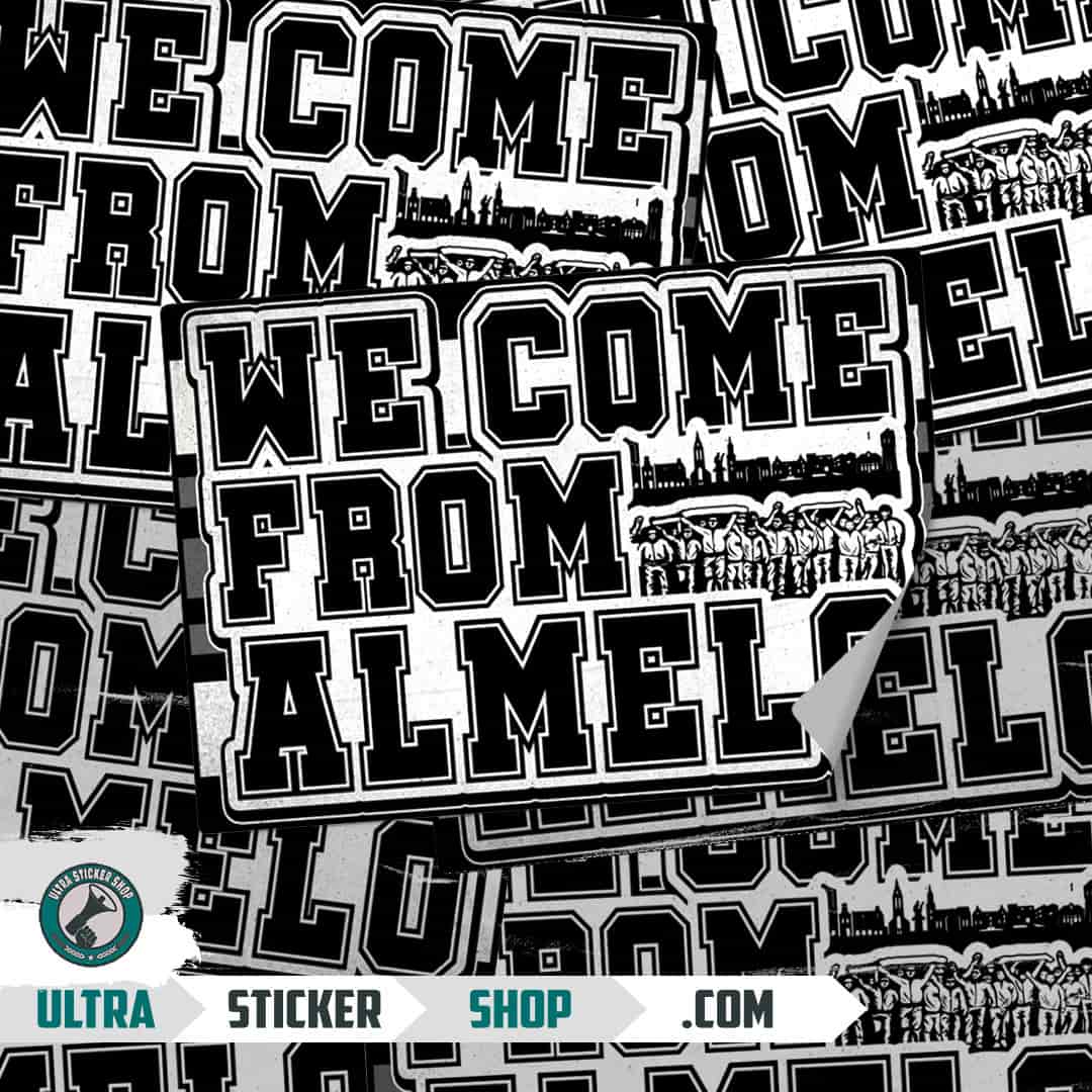 We come from Almelo Stickers
