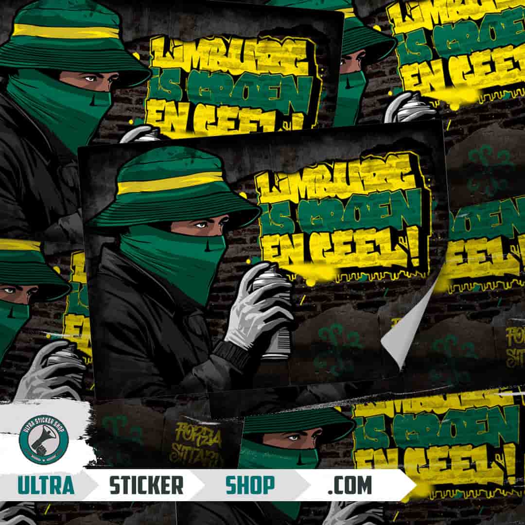 Limburg is Groen en Geel! Stickers