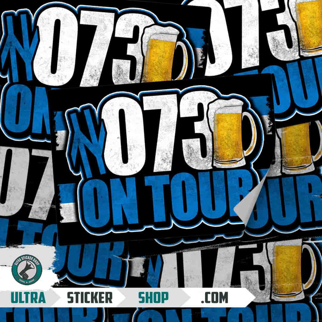 073 on tour Stickers