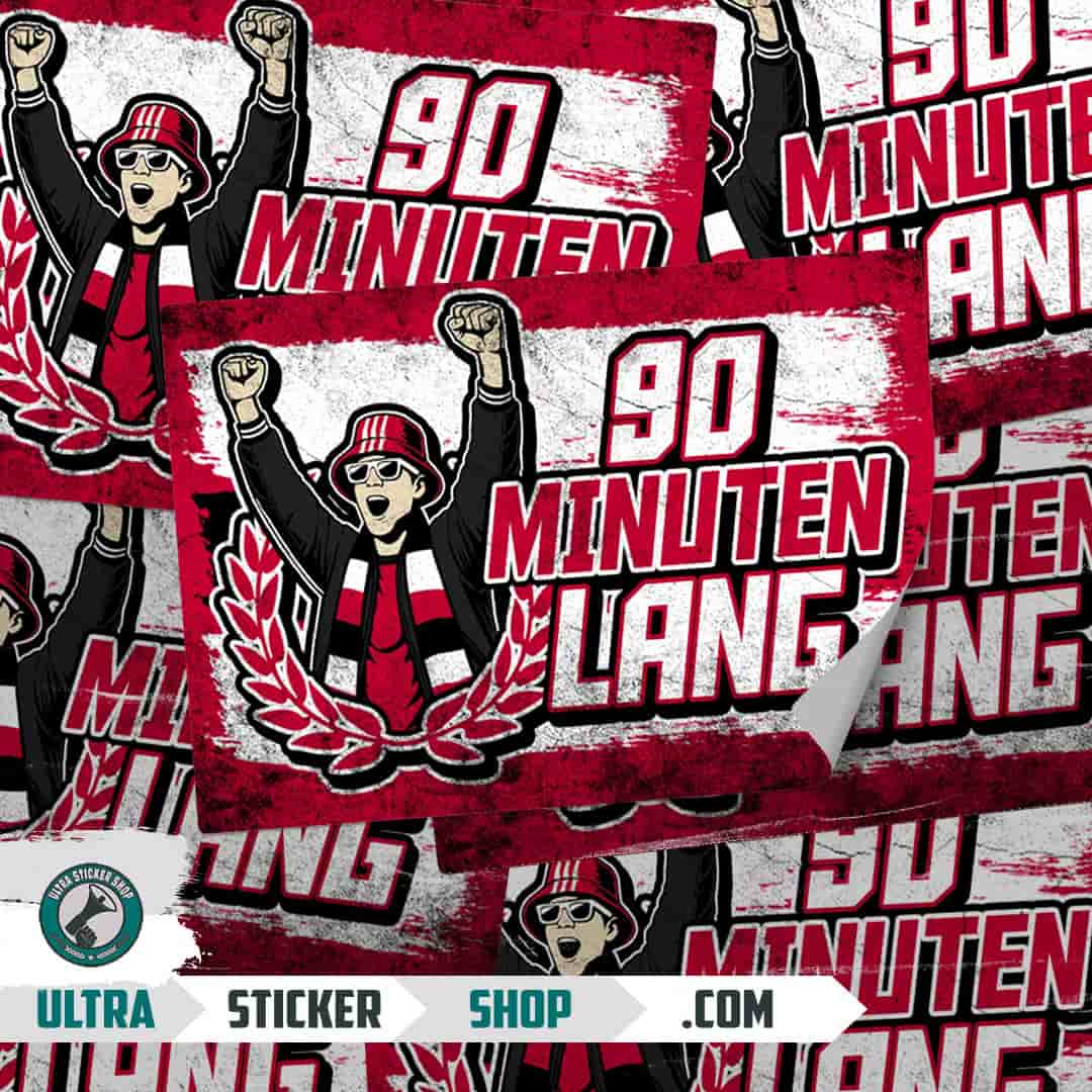 90 minuten lang Stickers
