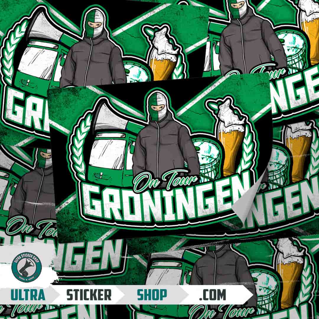 Groningen on tour Stickers