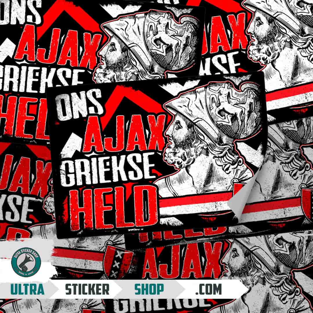 Ons Ajax Griekse held Stickers
