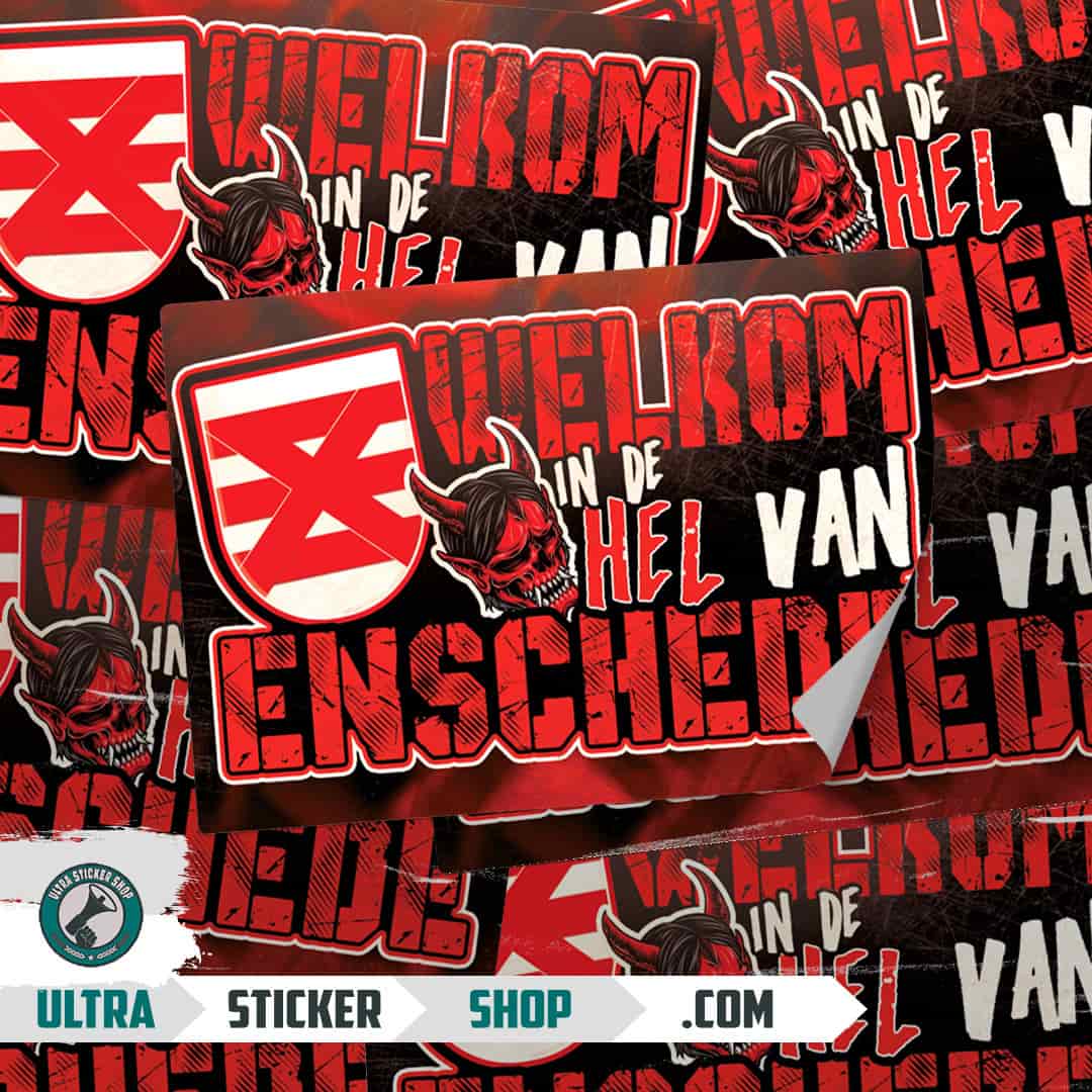 Welkom in de hel van Enschede Stickers