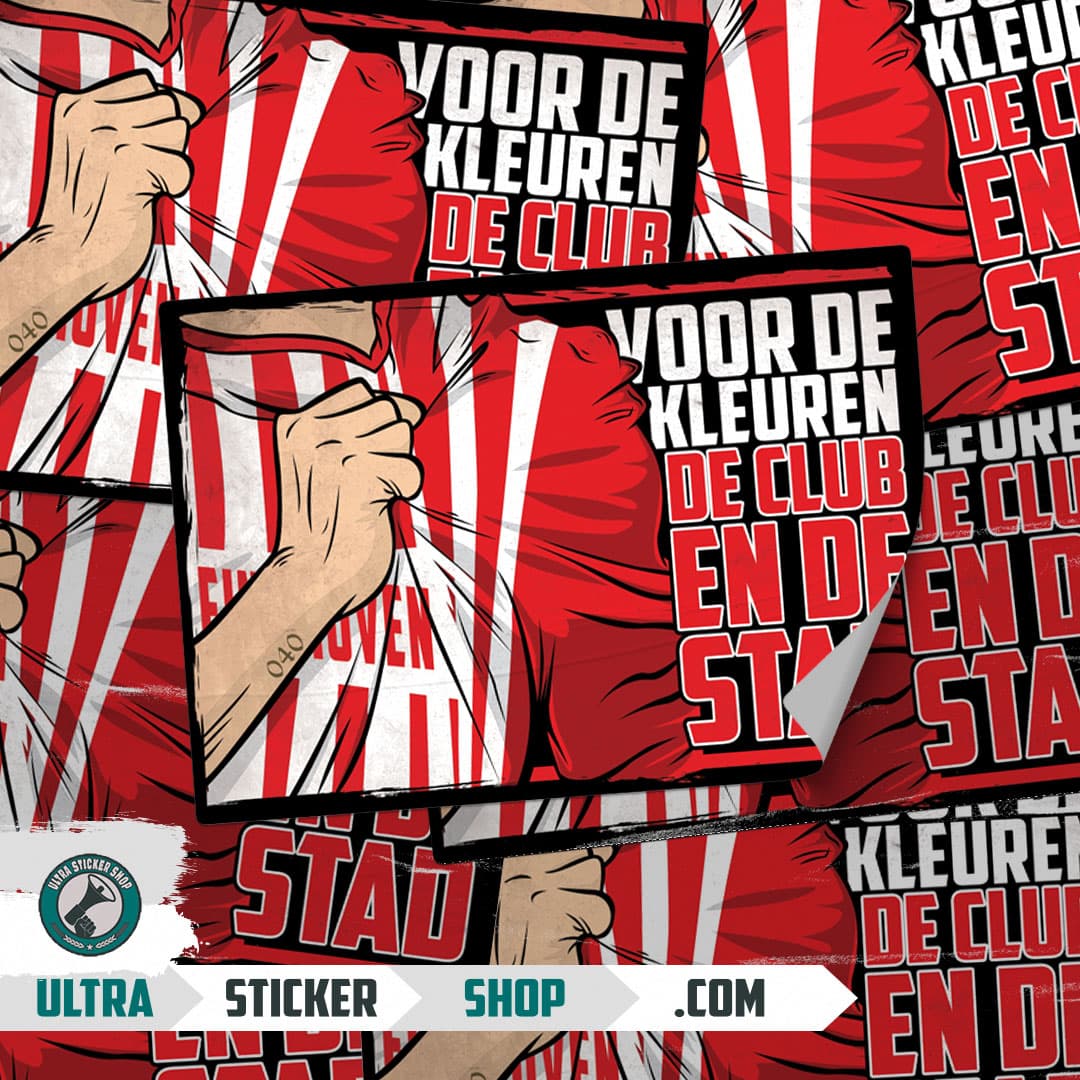 Voor de kleuren de club en de stad-Eindhoven