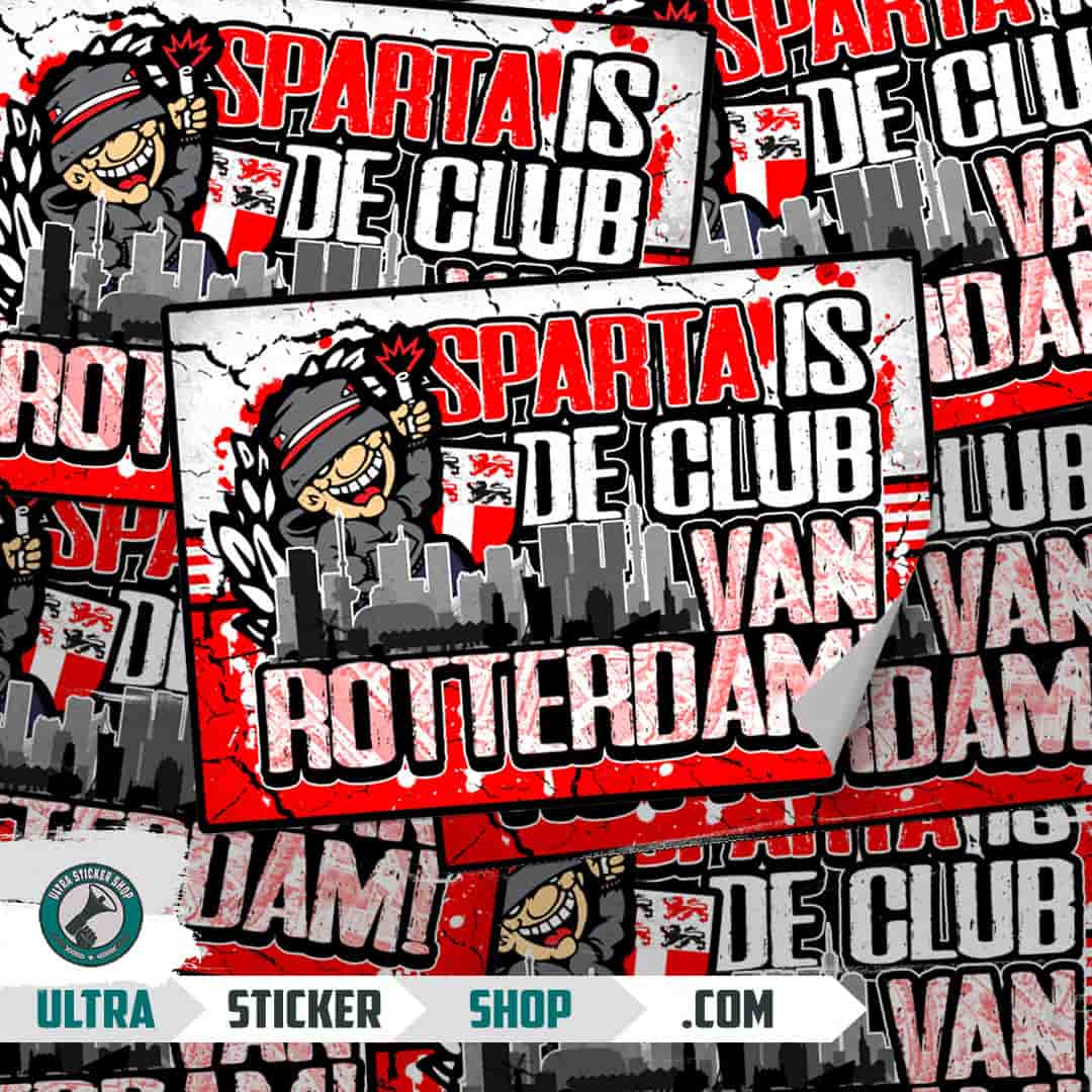 Sparta is de club van Rotterdam Stickers