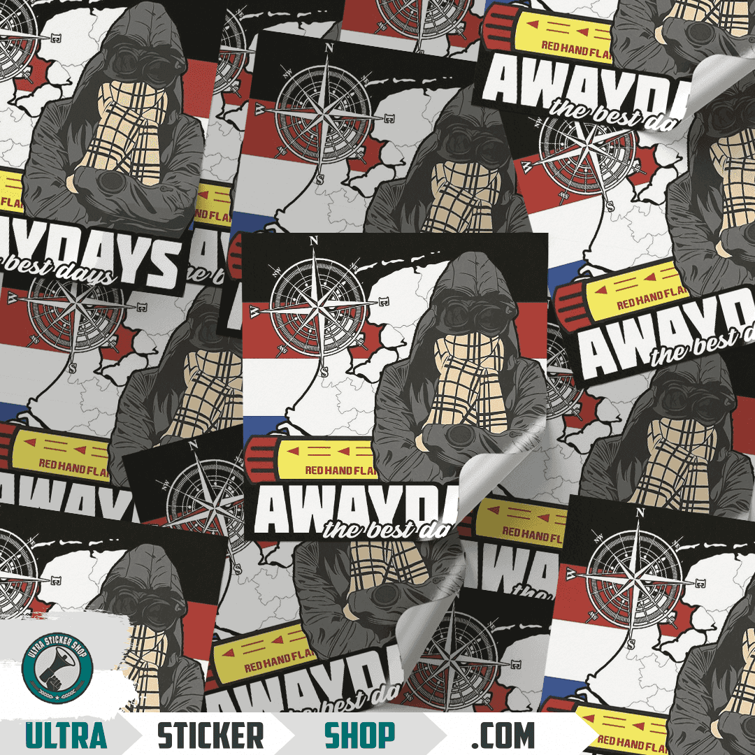 Awaydays the best days Stickers