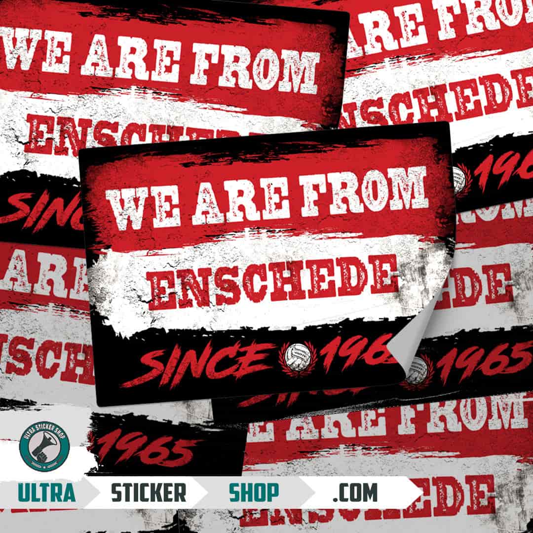 We are from Enschede since 1965 Stickers